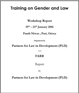 Gender and Law cover